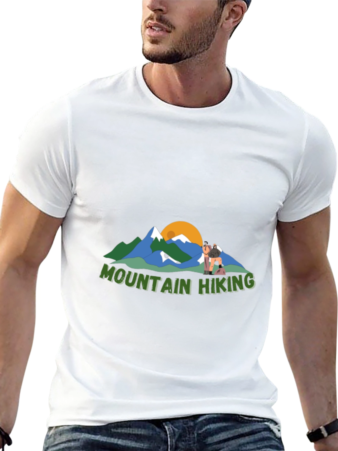 Mountain Hiking Graphic T-Shirt
