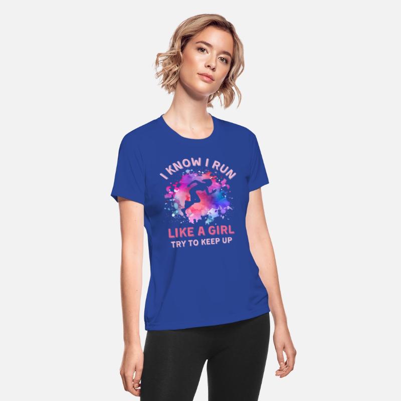 Women Running Girl