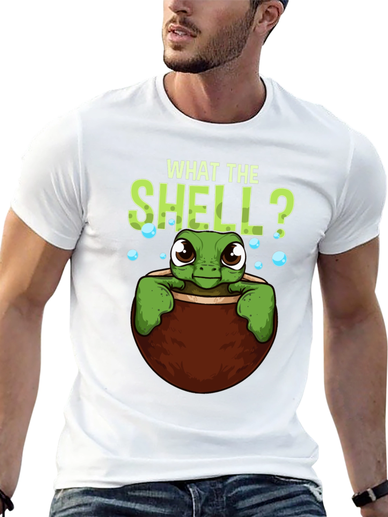 What The Shell? Turtle Graphic Tee