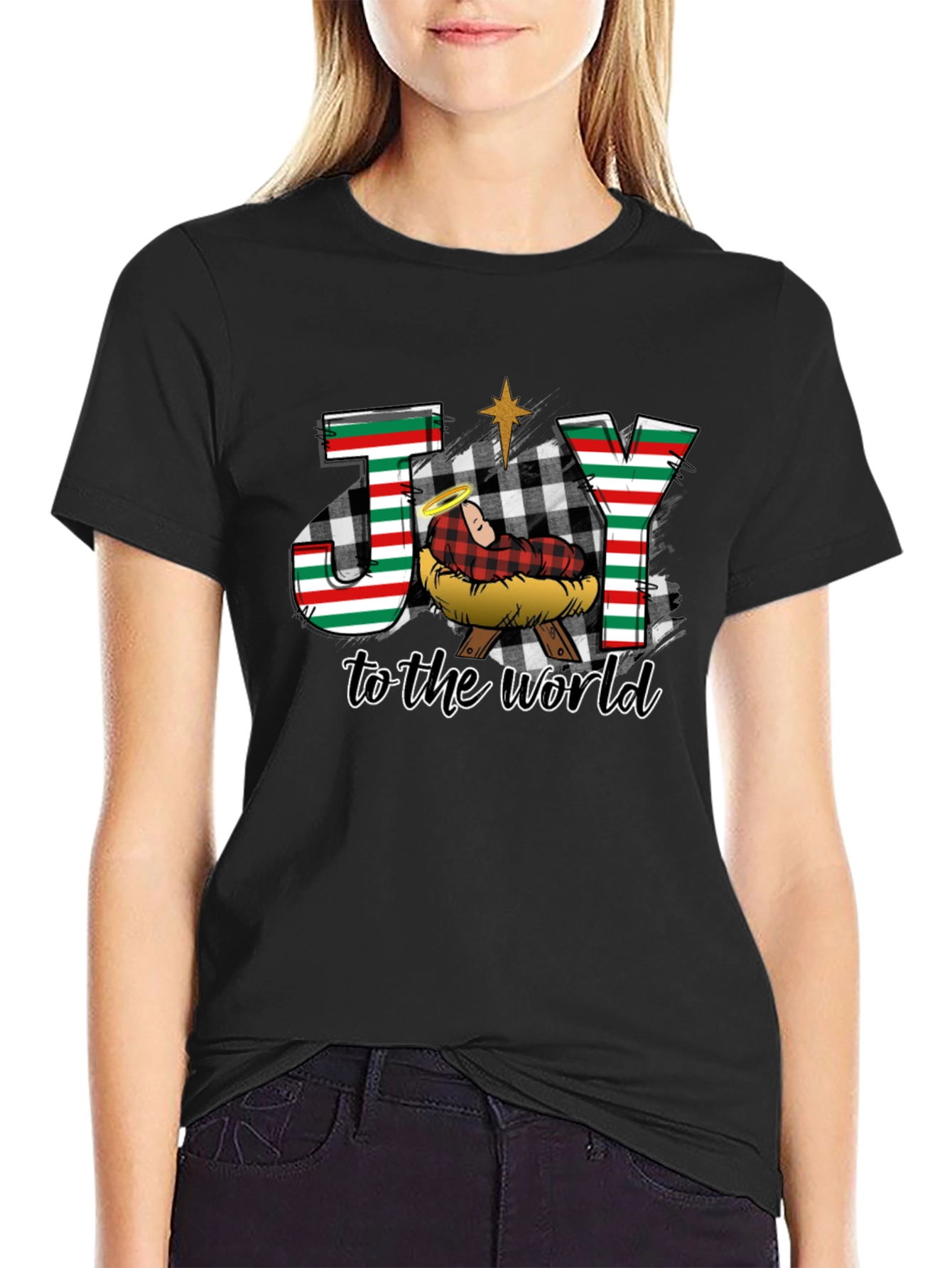 Joy to the World Christmas Graphic Tee