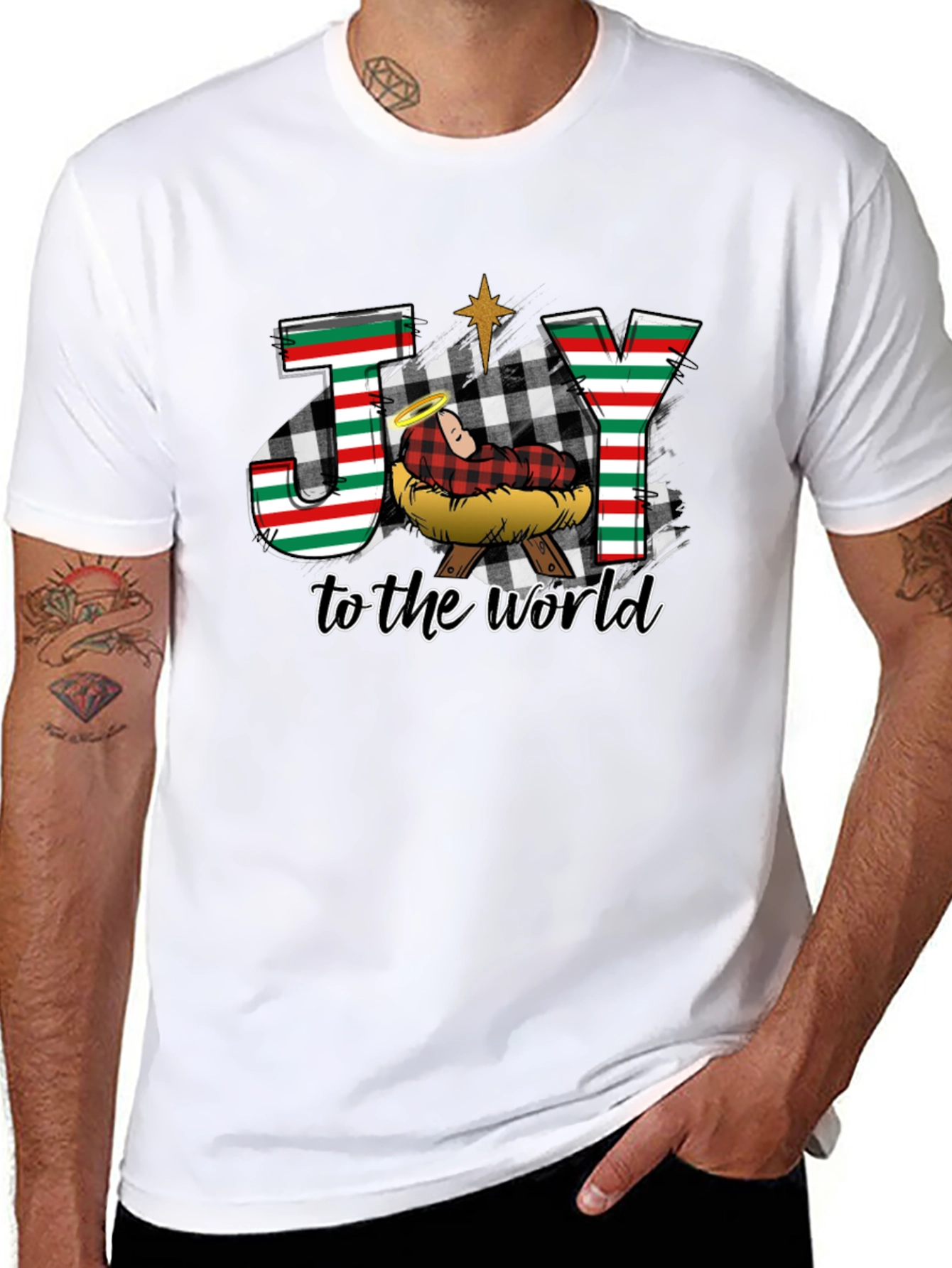 Joy to the World Christmas Graphic Tee