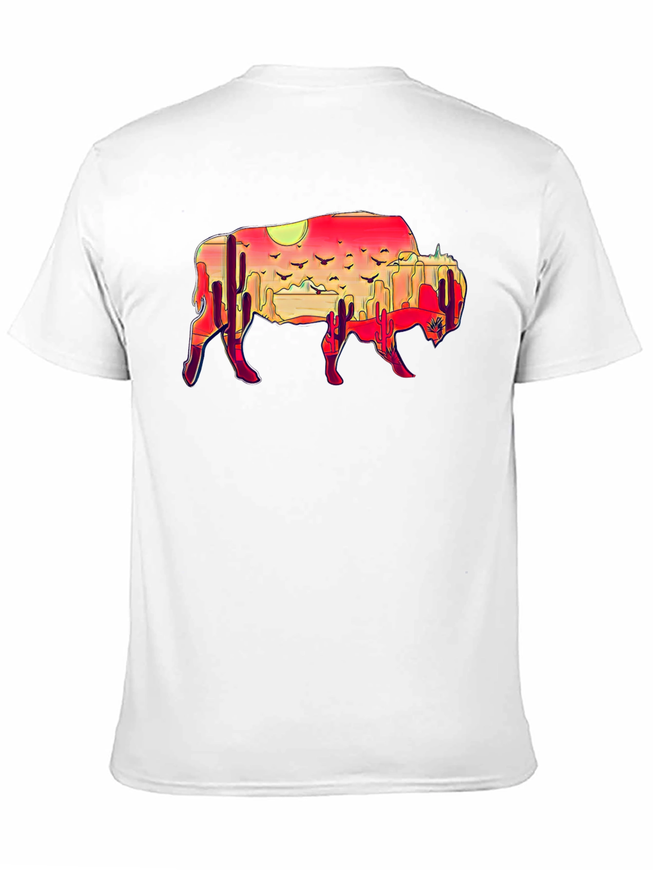 Buffalo Desert Sunset Graphic Tee