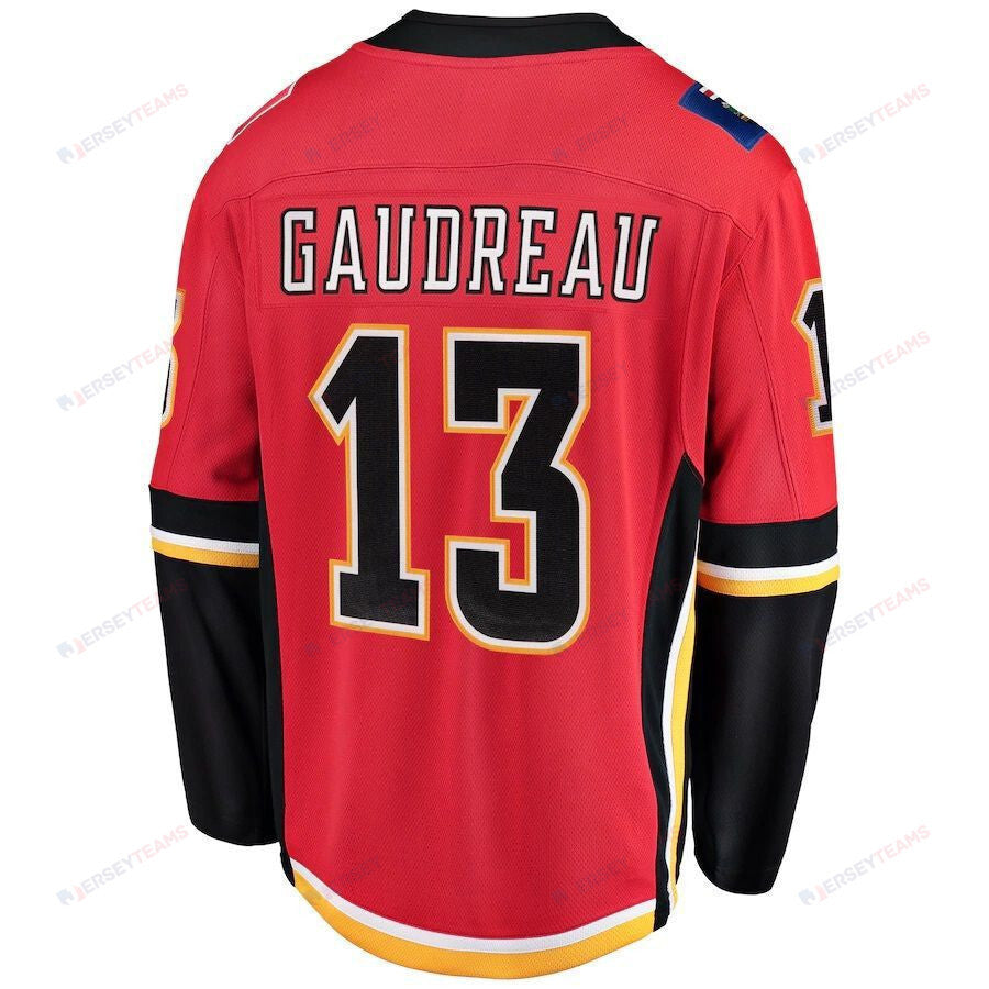 Johnny Gaudreau Calgary Flames Breakaway Player Jersey - Red