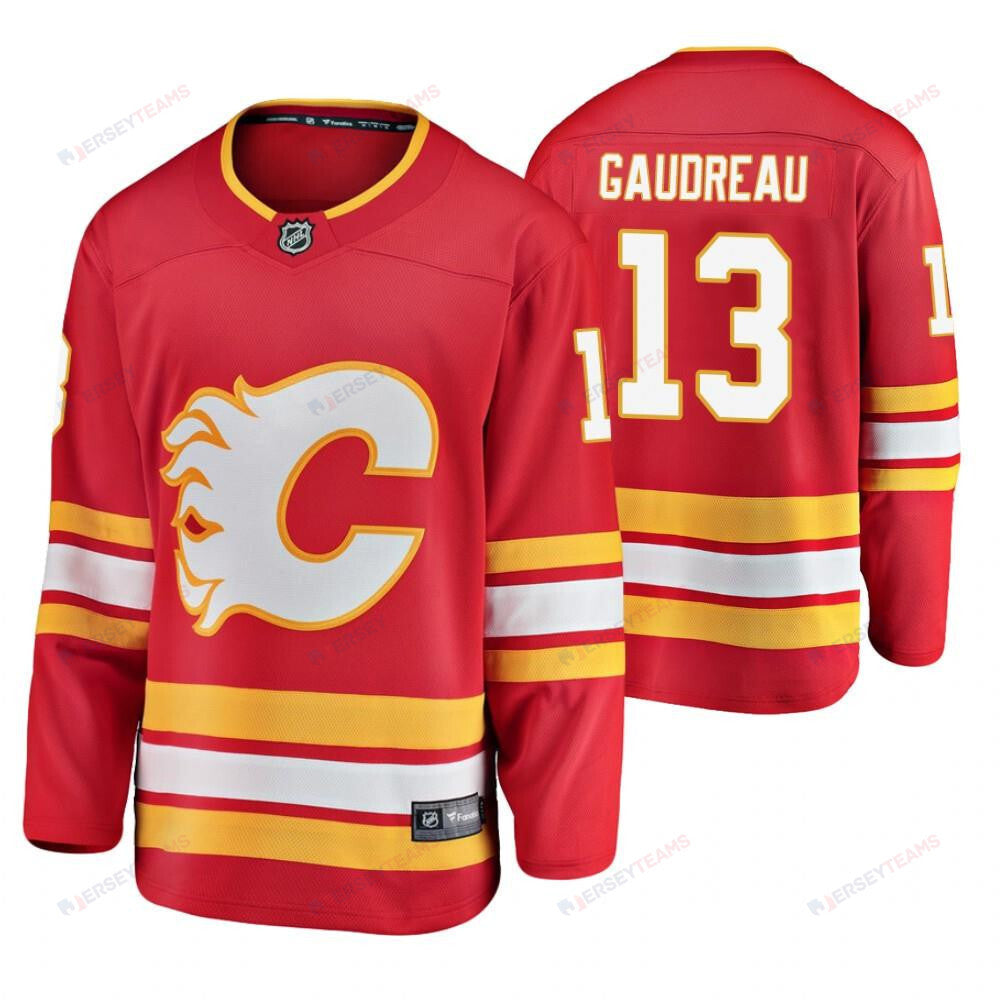 Youth Calgary Flames Jersey Johnny Gaudreau 13 Alternate Red Breakaway Player Jersey Jersey