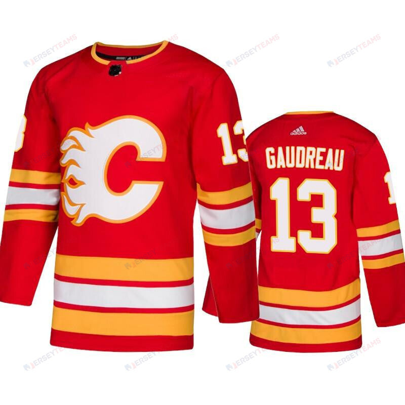 Calgary Flames Johnny Gaudreau 13 Alternate Red Jersey Jersey