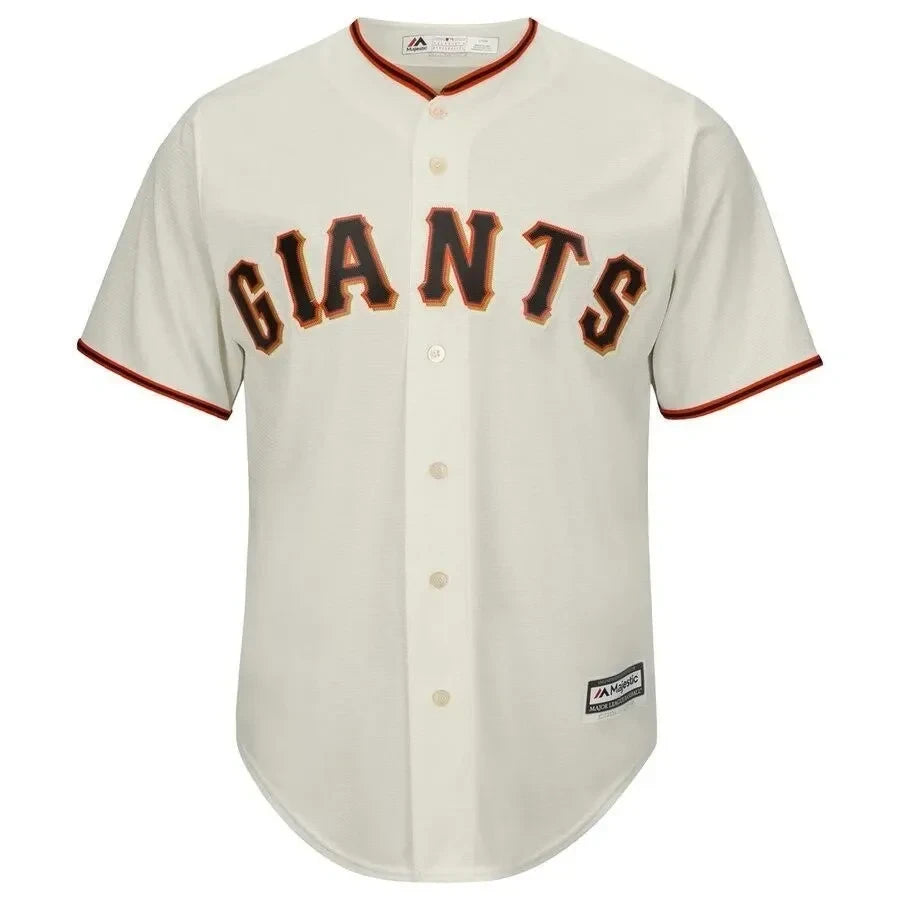 Madison Bumgarner San Francisco Giants Big And Tall Official Cool Base Player Jersey - Cream