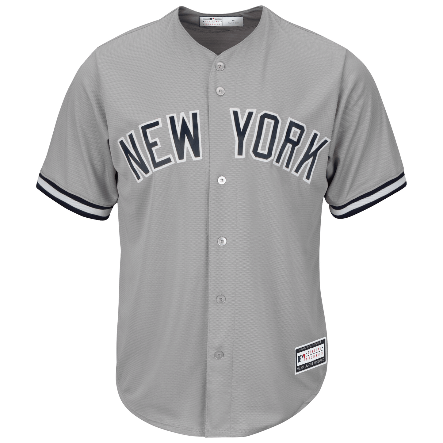 Men's Gray New York Yankees Big & Tall Team Jersey Jersey