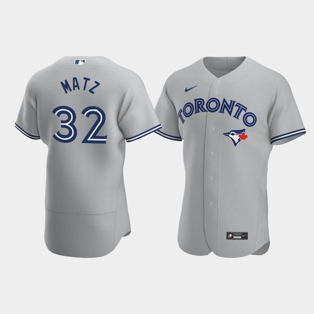 Steven Matz 32 Toronto Blue Jays Gray Road Jersey Jersey