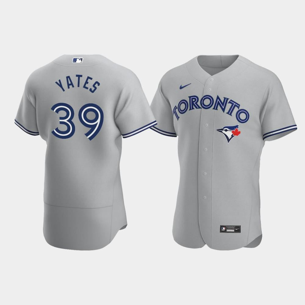 Kirby Yates 39 Toronto Blue Jays Gray Road Jersey Jersey