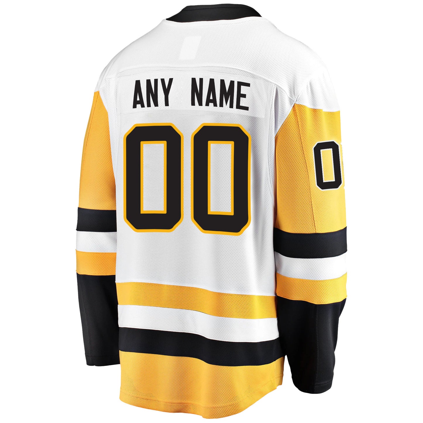 Pittsburgh Penguins Custom Away 2022 Stanley Cup Playoffs Breakaway Men Jersey - White