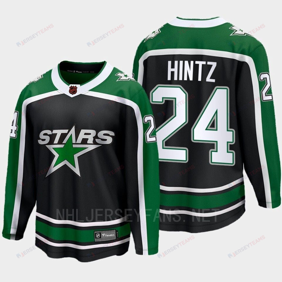 Dallas Stars 2022 Roope Hintz 24 Special Edition 2.0 Black Jersey Breakaway Player
