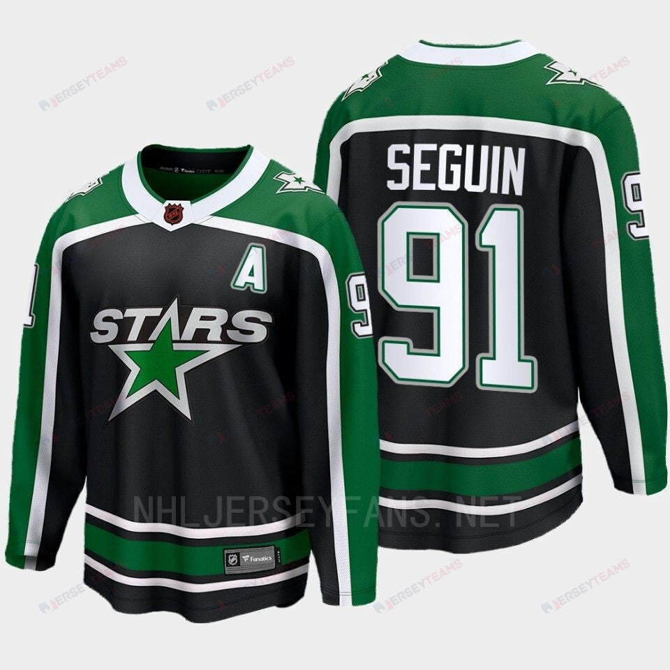 Dallas Stars 2022 Tyler Seguin 91 Special Edition 2.0 Breakaway Player Black Jersey