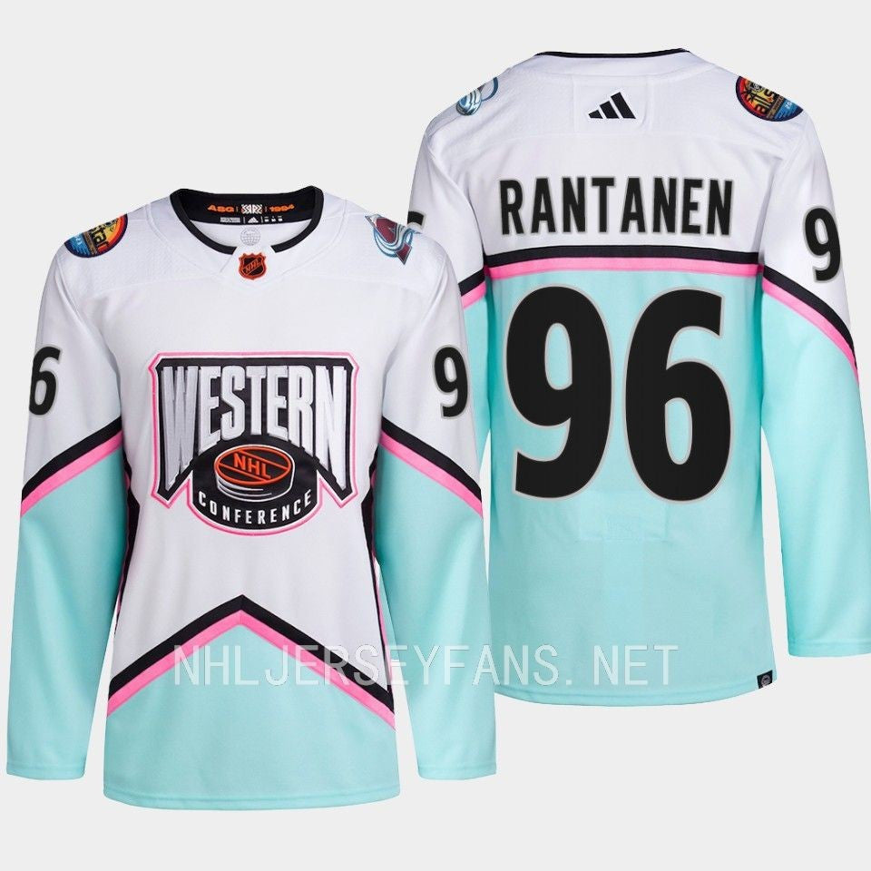 Mikko Rantanen 96 Colorado Avalanche 2023 All-Star Game Jersey White Equipment