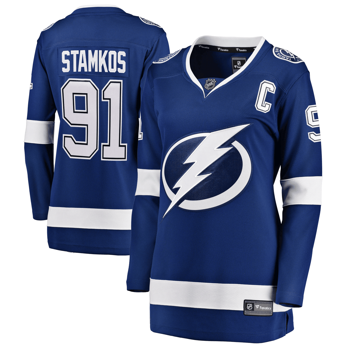 Steven Stamkos Tampa Bay Lightning Women's Alternate Breakaway Player Jersey - Black Jersey