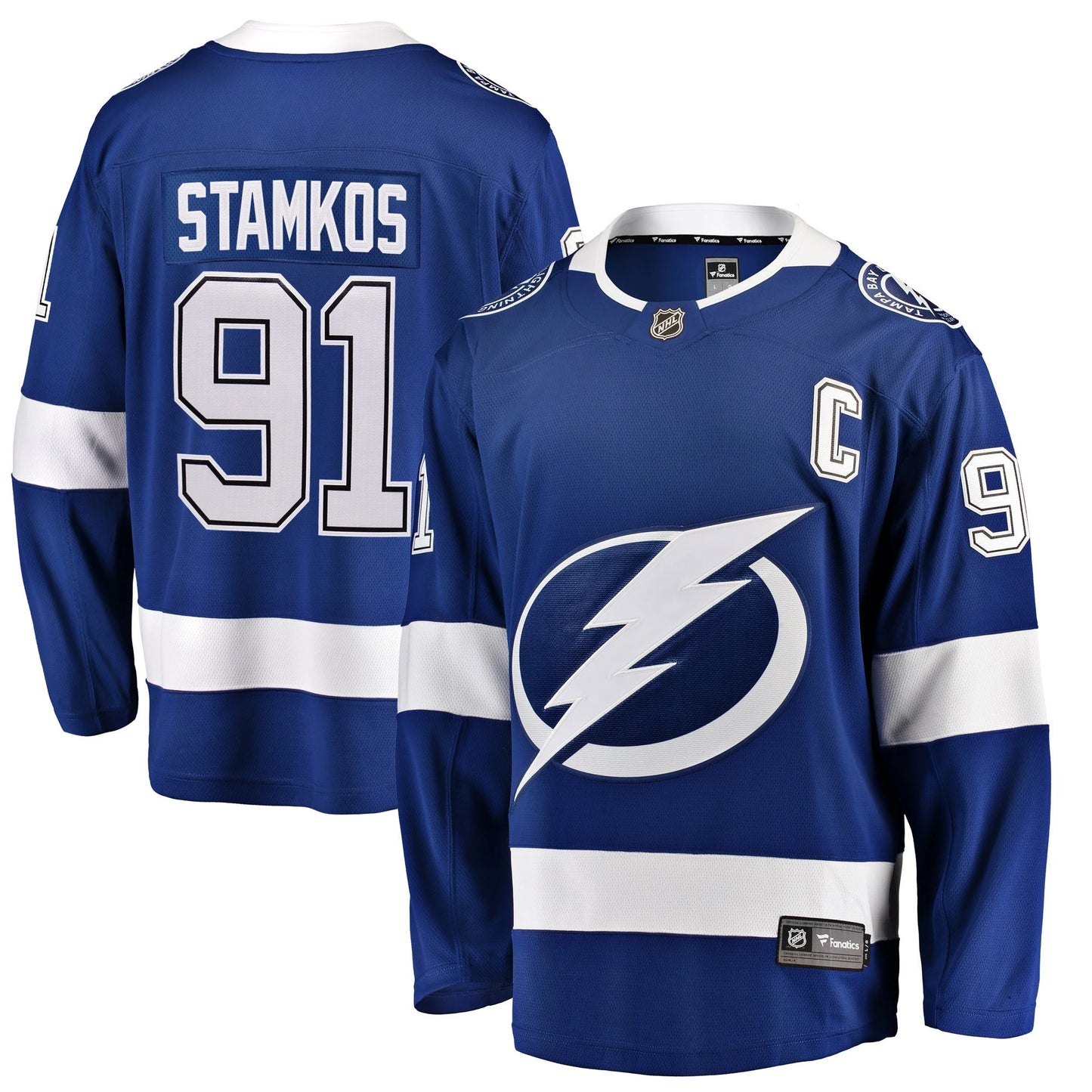 Youth Tampa Bay Lightning Steven Stamkos Black Alternate Breakaway Player Jersey
