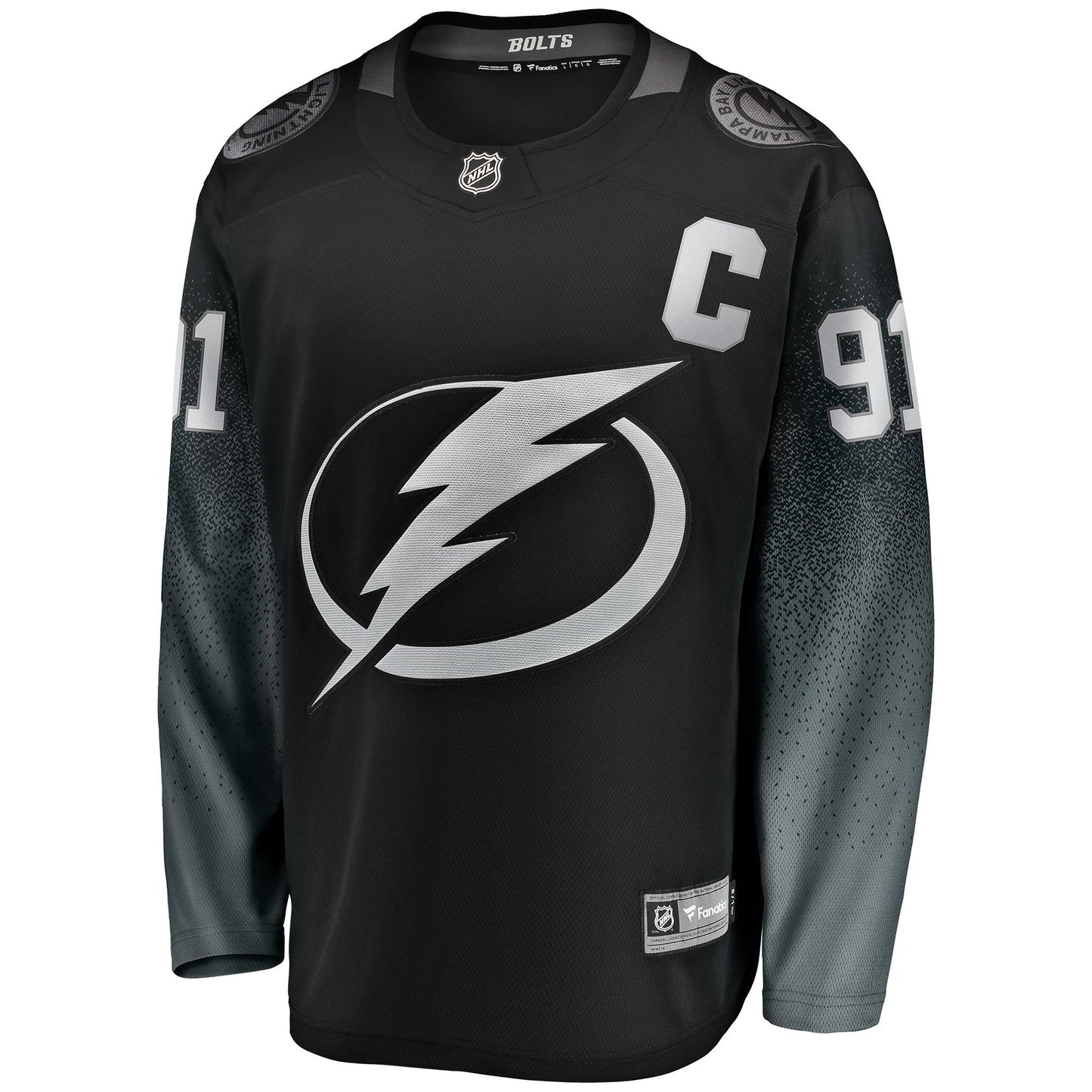 Men's Tampa Bay Lightning Steven Stamkos Black Alternate Breakaway Player Jersey