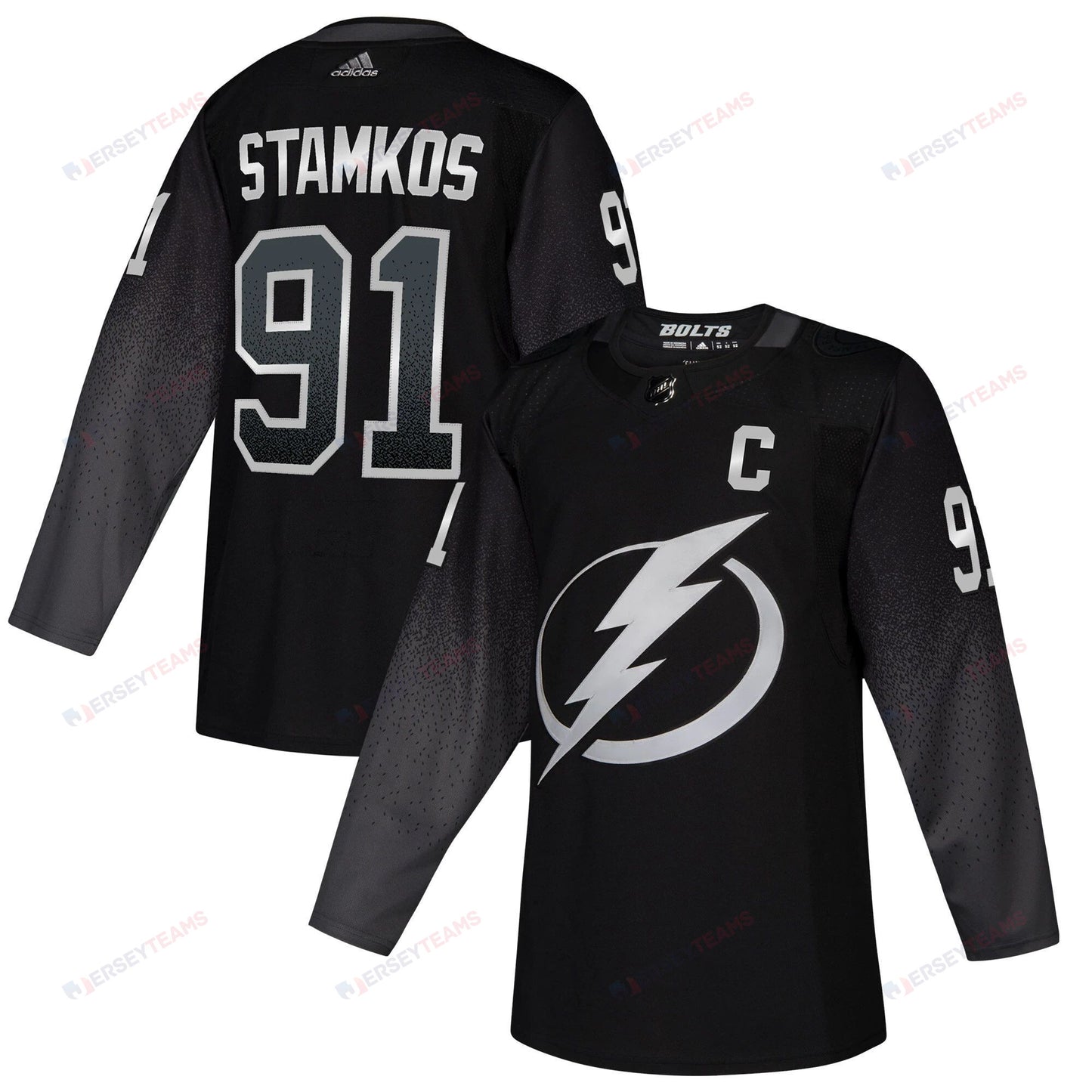 Men's Tampa Bay Lightning Steven Stamkos Black Alternate Player Jersey
