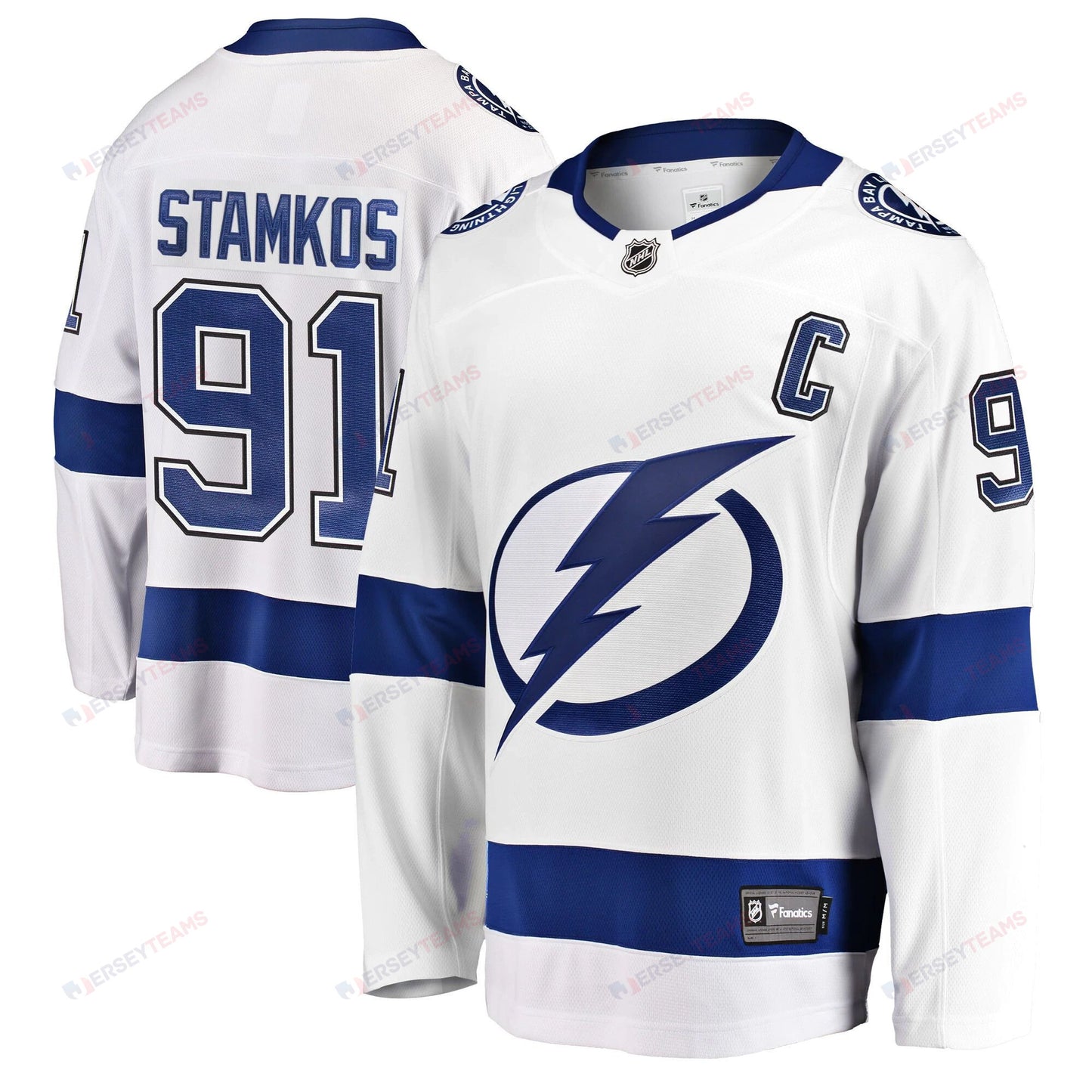 Men's Tampa Bay Lightning Steven Stamkos White Breakaway Player Jersey