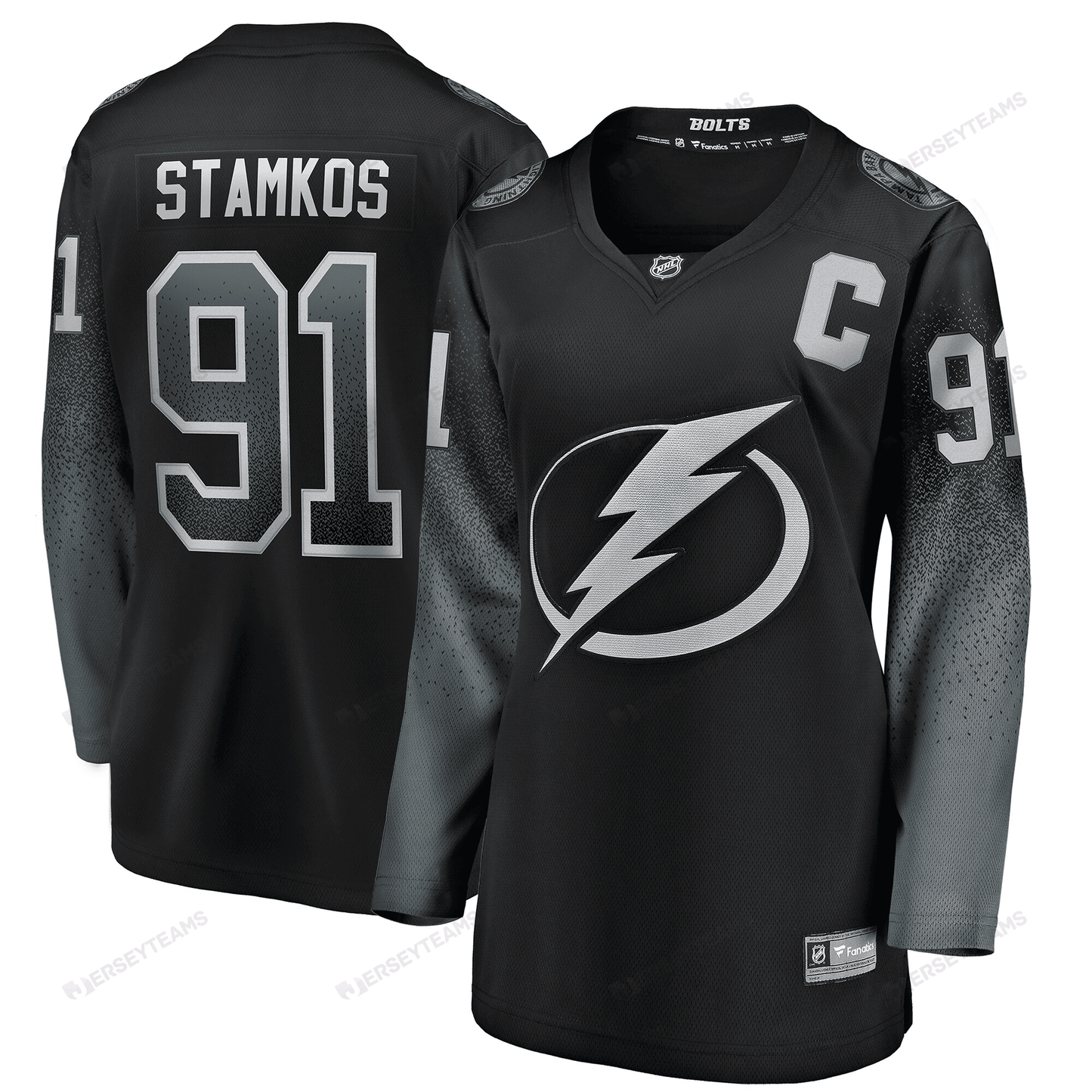 Women's Steven Stamkos Black Tampa Bay Lightning Alternate Breakaway Player Jersey Jersey
