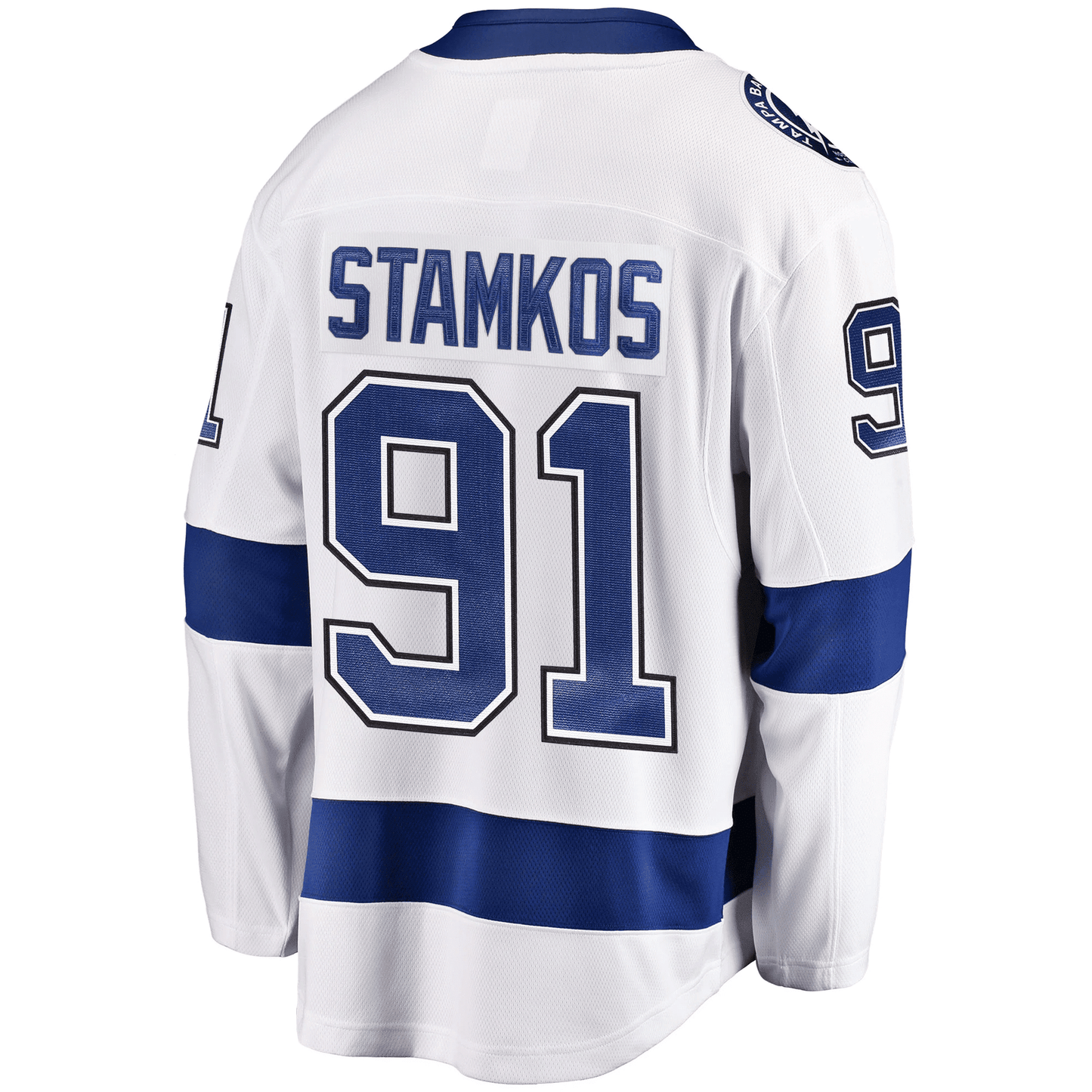 Men's Steven Stamkos White Tampa Bay Lightning Breakaway Player Jersey Jersey
