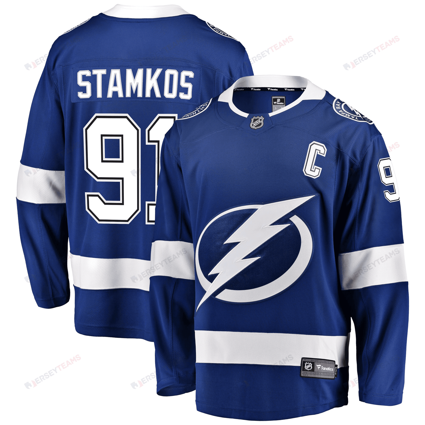 Men's Steven Stamkos Blue Tampa Bay Lightning Breakaway Player Jersey Jersey