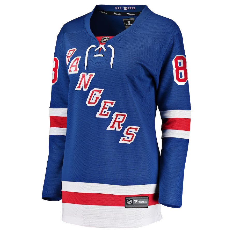 Patrick Kane 88 New York Rangers Home Breakaway Women Jersey - Blue