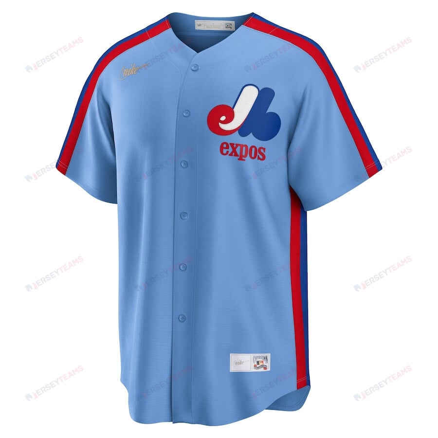 Vladimir Guerrero 27 Montreal Expos Cooperstown Collection Road Jersey - Powder Blue