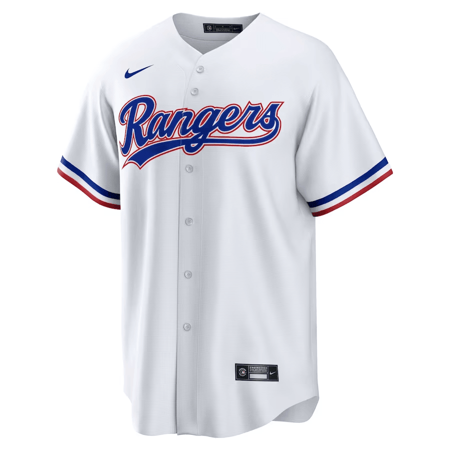 Jacob deGrom 48 Texas Rangers Home Men Jersey - White