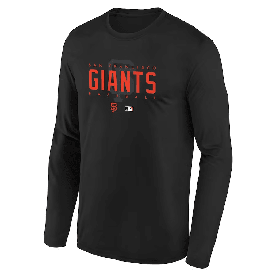 San Francisco Giants Team Logo Legend Performance Long Sleeve T-Shirt - Black