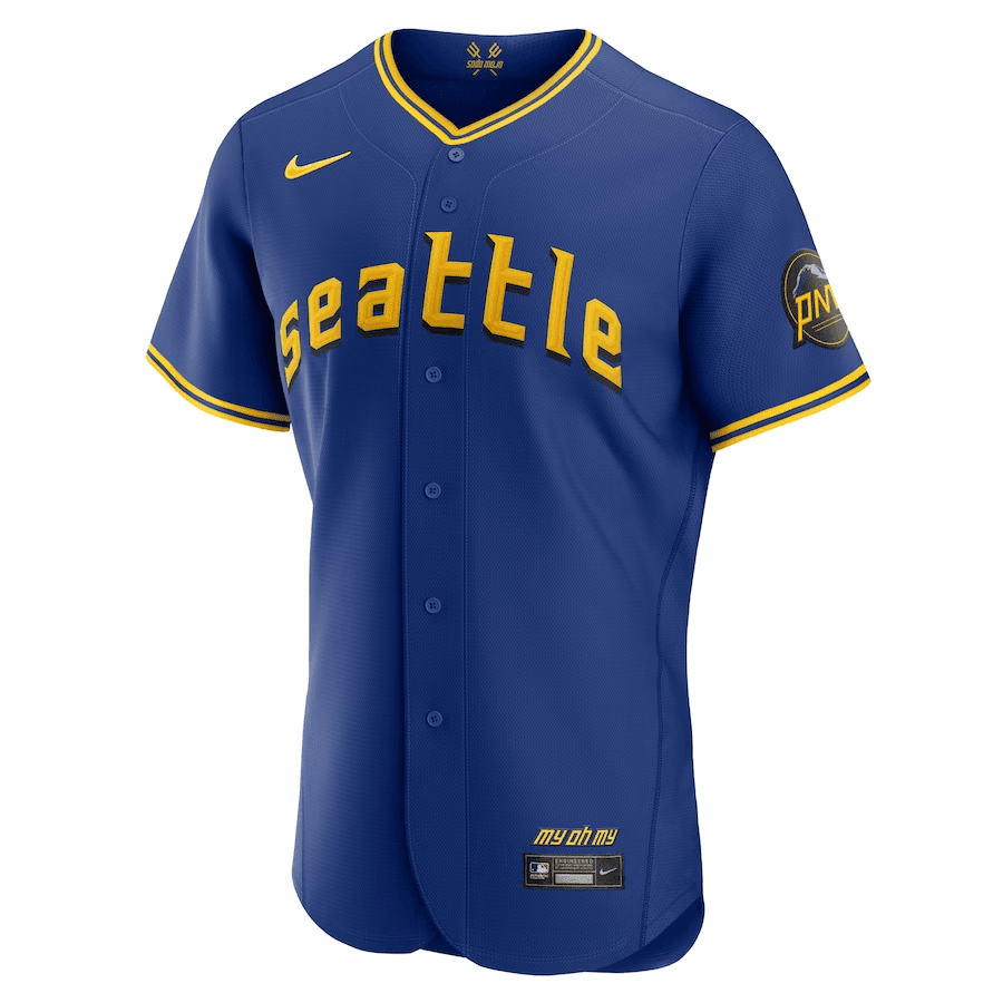 Ichiro Suzuki 51 Seattle Mariners 2023 City Connect Elite Jersey - Royal