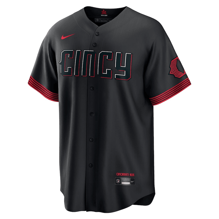 Joey Votto 19 Cincinnati Reds 2023 City Connect Men Jersey - Black