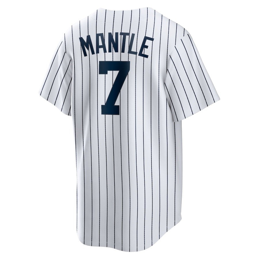 Mickey Mantle 7 New York Yankees Home Cooperstown Collection Player Jersey - White