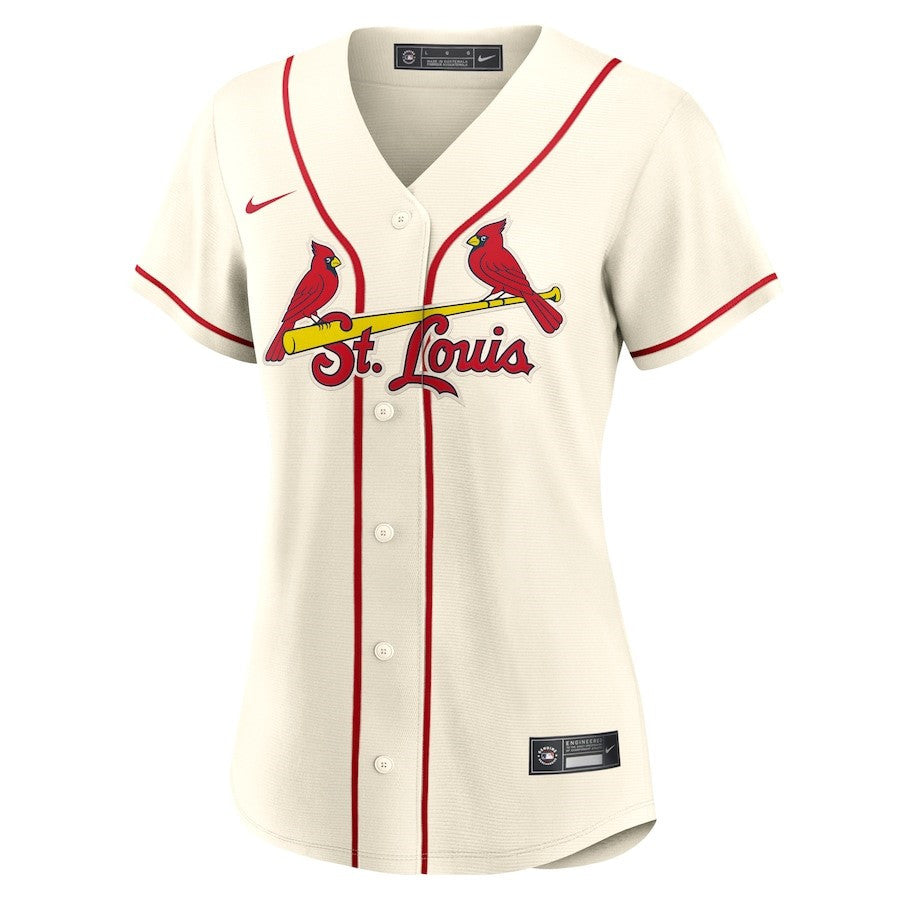 St. Louis Cardinals Women's Alternate Team Jersey - Cream