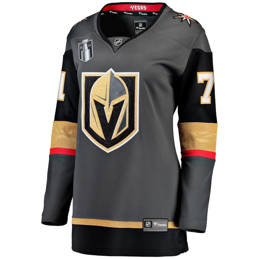 William Karlsson 71 Vegas Golden Knights Women's 2023 Stanley Cup Final Alternate Breakaway Player Jersey - Black