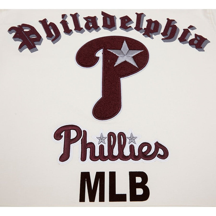 Philadelphia Phillies Pro Basketball T-Shirt - Cream