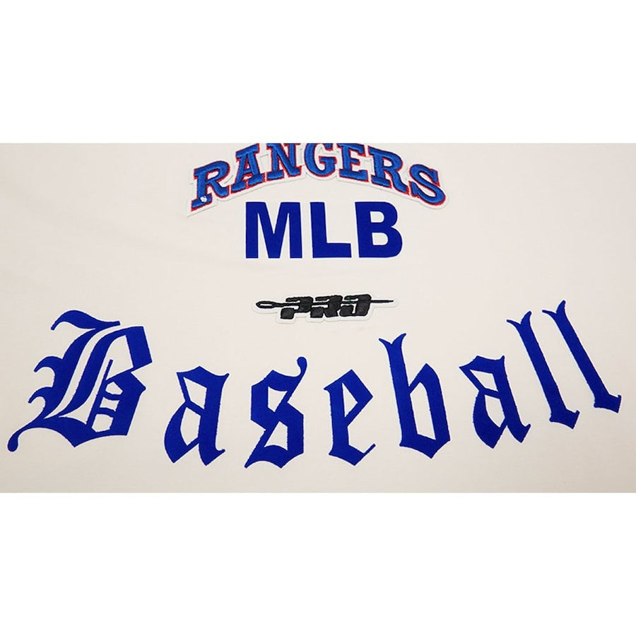 Texas Rangers Pro Basketball T-Shirt - Cream