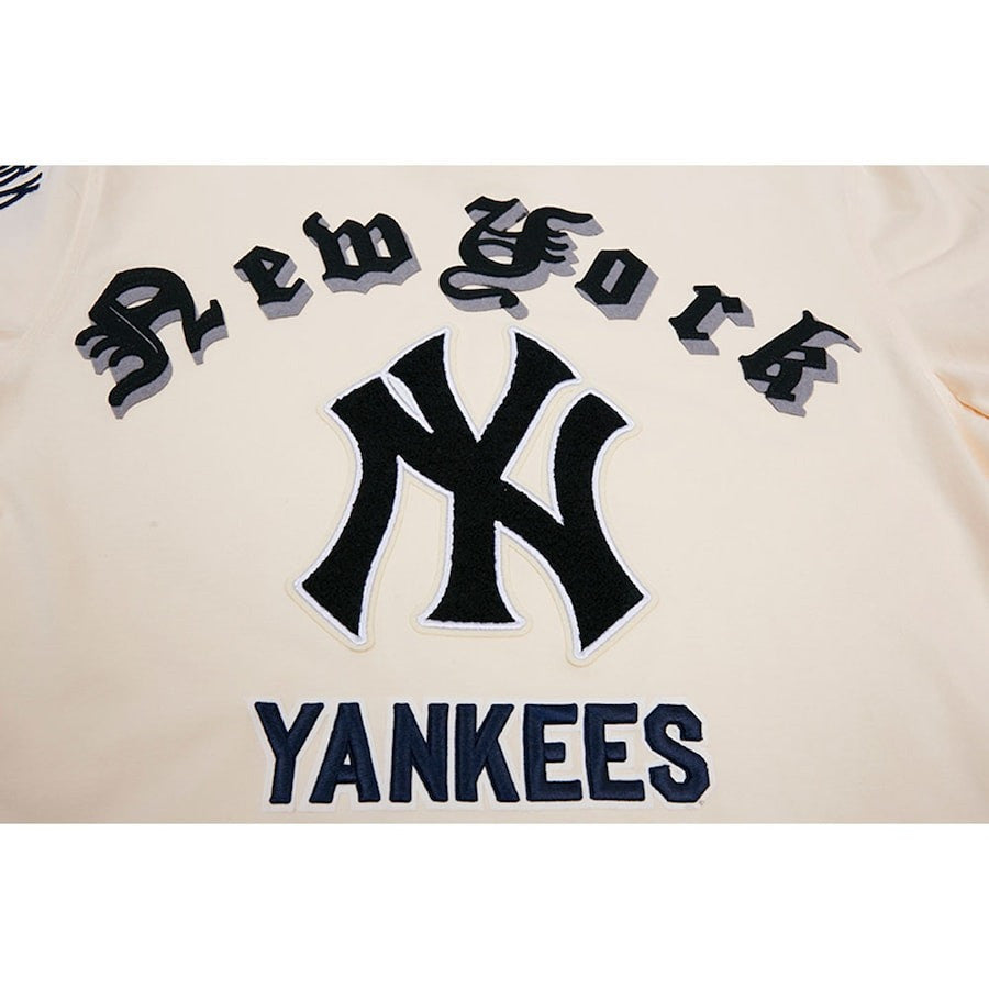 New York Yankees Pro Basketball T-Shirt - Cream