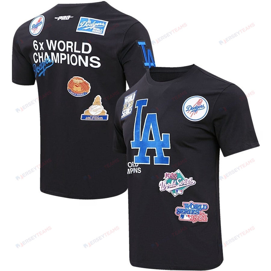 Los Angeles Dodgers Championship T-Shirt - Black