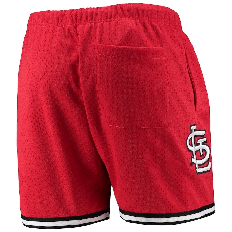 St. Louis Cardinals Team Standard Men Mesh Shorts - Red