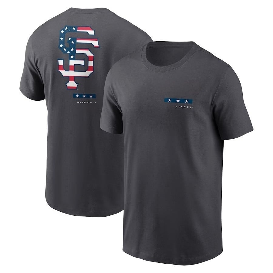 San Francisco Giants Americana T-Shirt - Anthracite