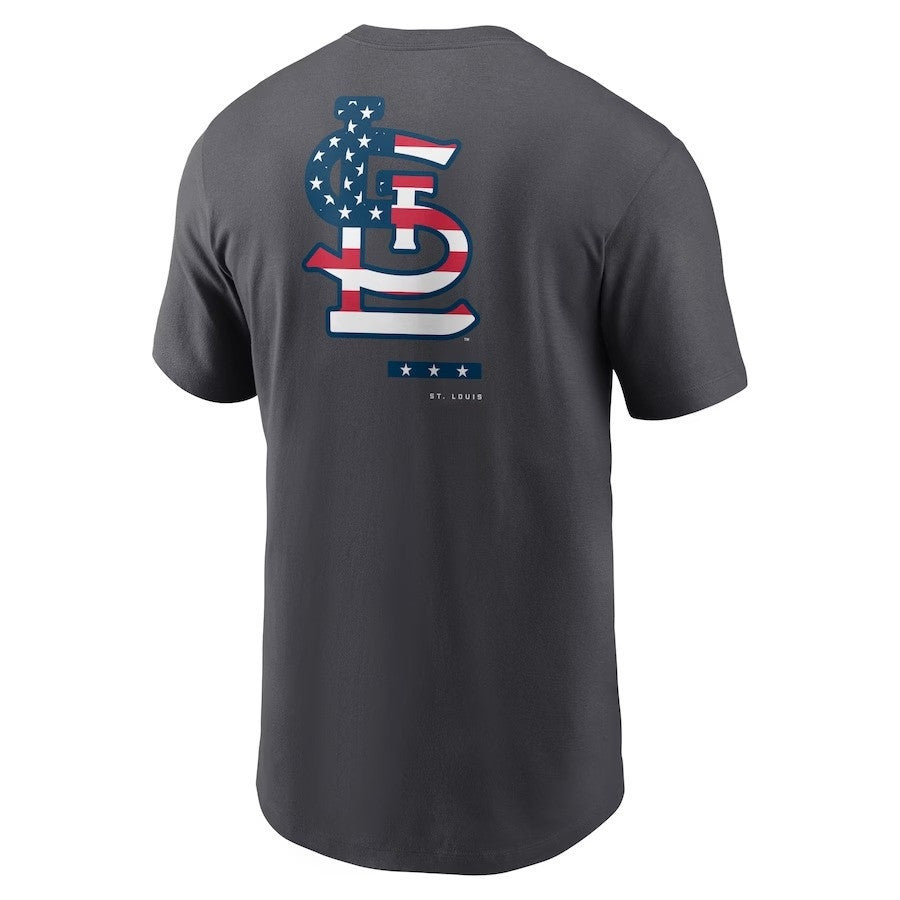 St. Louis Cardinals Americana T-Shirt - Anthracite