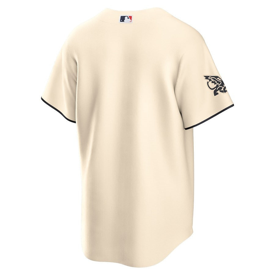 Josh Jung 6 Texas Rangers 2023 City Connect Game Jersey - Cream