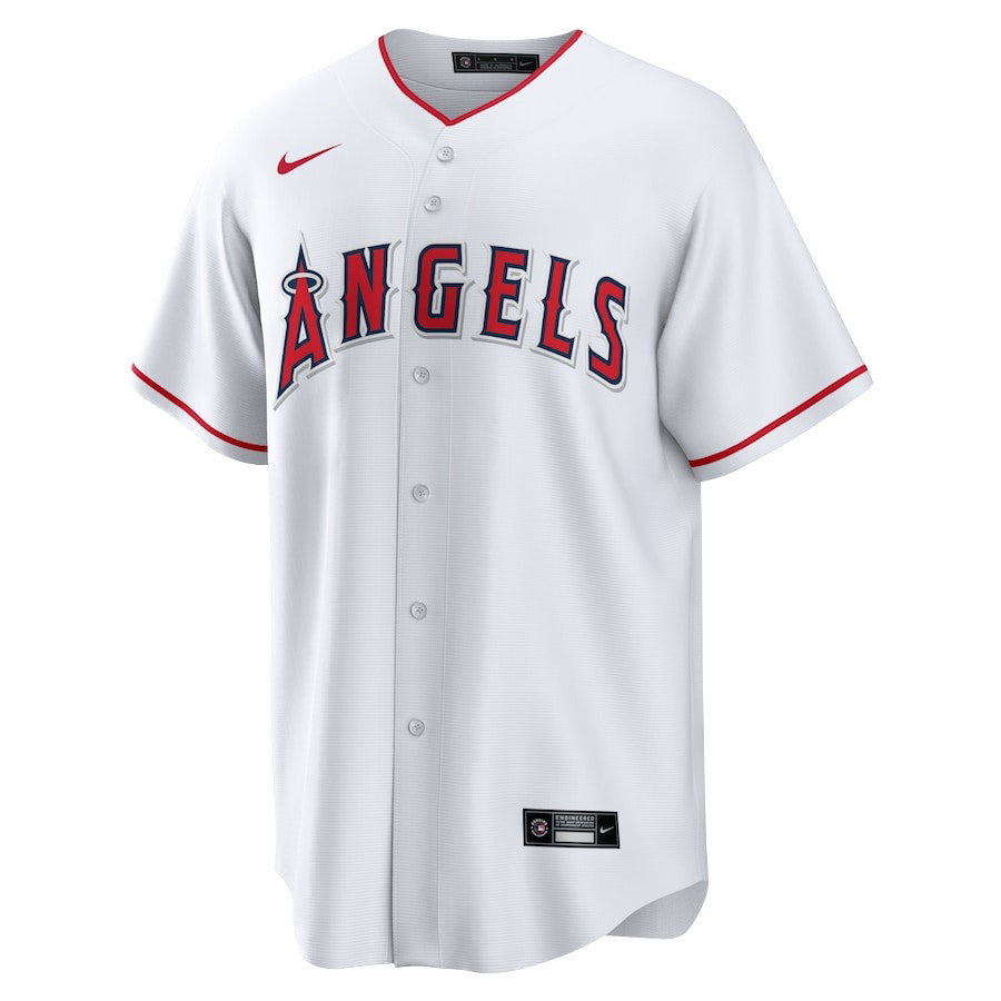 Shohei Ohtani 17 Los Angeles Angels Signed Decisive Blow 2023 Home Men Jersey - White