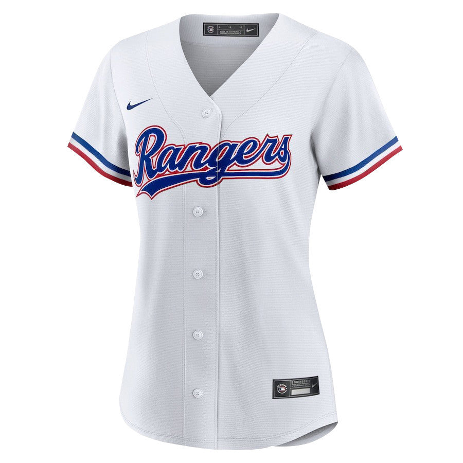 Corey Seager 5 Texas Rangers Signed Posture 2023 Home Player Women Jersey - White