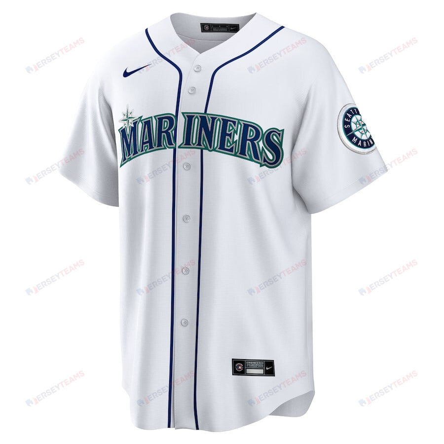 Cal Raleigh 29 Seattle Mariners Home Men Jersey - White