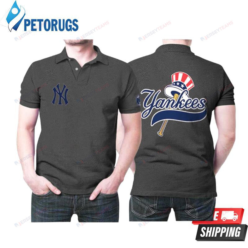 New York Yankees Chest Logo Designed Printed Polo Shirt