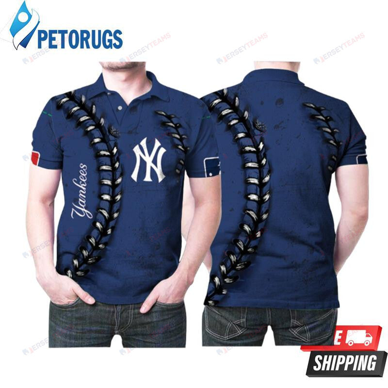 New York Yankees Baseball Logo Team Printed Polo Shirt