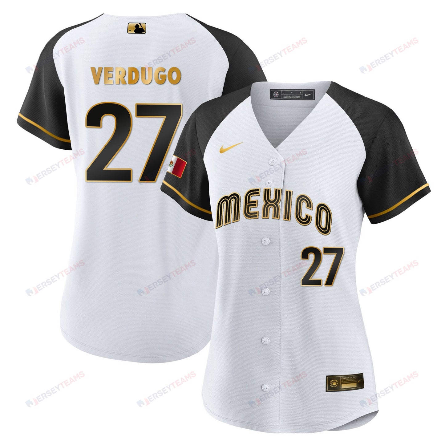 Alex Verdugo 27 Mexico 2023 Baseball Jersey - Alternate