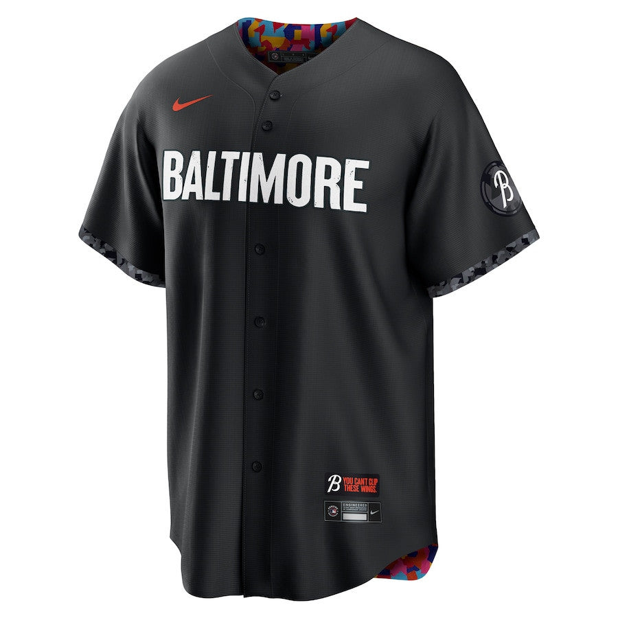 Cal Ripken 8 Baltimore Orioles 2023 City Connect Men Jersey - Black