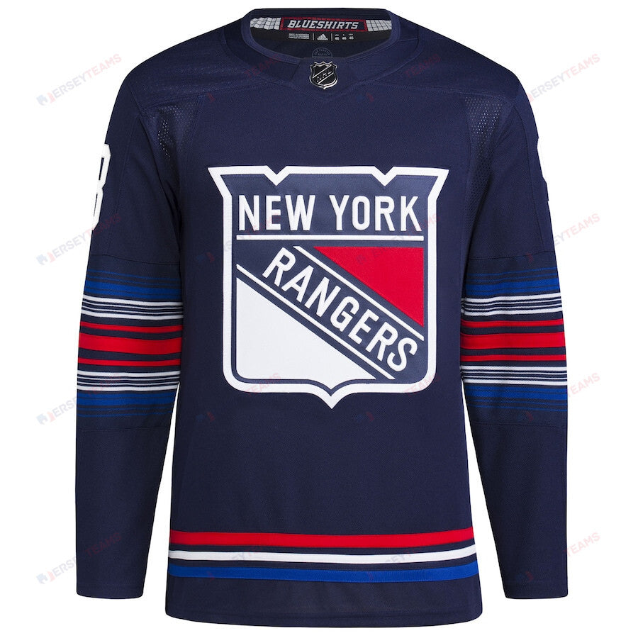 Mika Zibanejad 93 New York Rangers Alternate Primegreen Men Jersey - Navy
